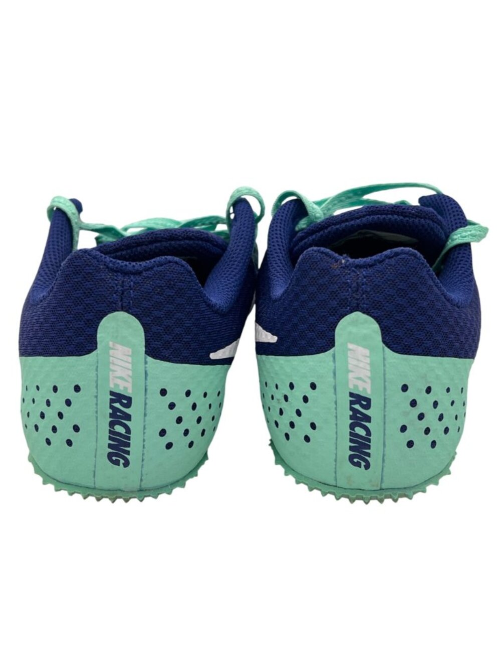 Nike Rival S Racing Sprint Track Spike Shoes Womens US 8 EU 39 Mint Green & Navy - Picture 11 of 16